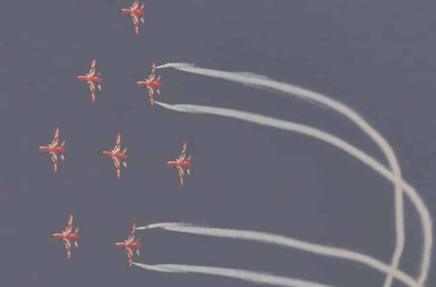 IAF rehearse for 88th anniversary
