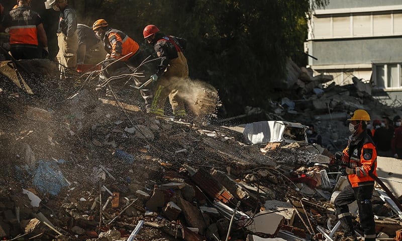 Turkey Earthquake (AP Photo/Emrah Gurel)