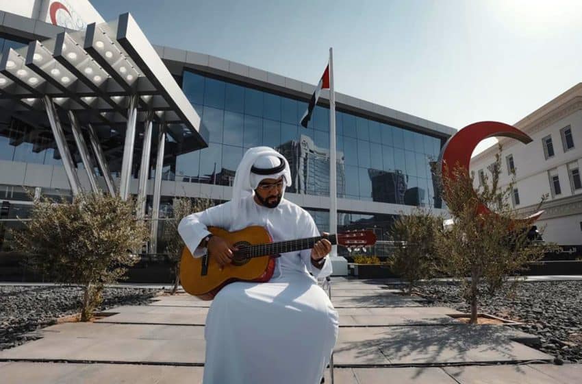 Emirates Red Crescent strum patriotic tunes on National Day (WAM)