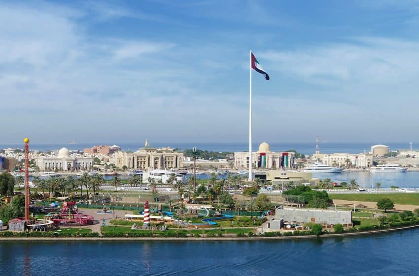 Sharjah-UAE-Union Flag-Flag Island