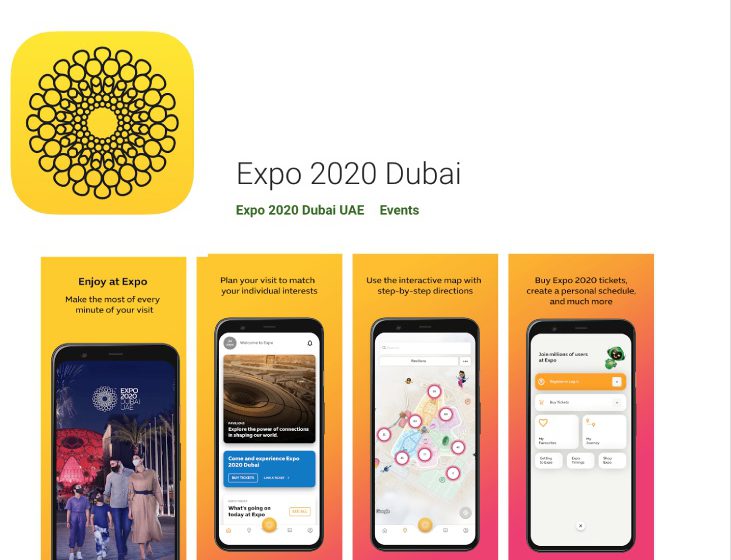 Navigate through Expo 2020 via their dedicated app!