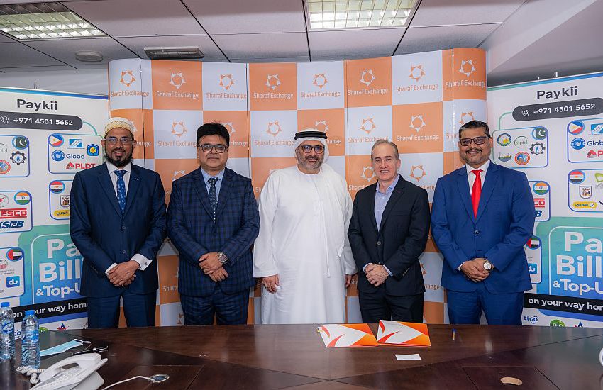 Sharaf Exchange and Paykii sign a strategic partnership for global bill payment services