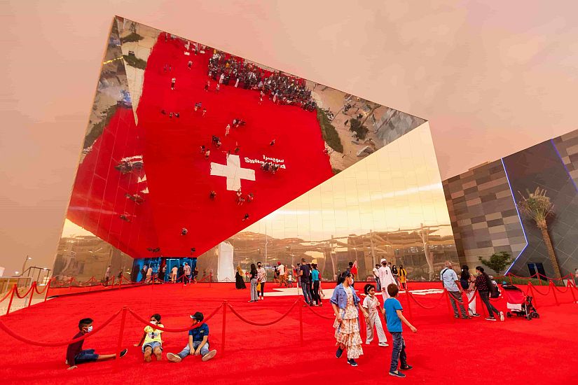 The Swiss Pavilion encourages young people to be a driving force for sustainable development
