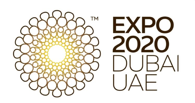 Expo 2020 Dubai logo — A symbol to accentuate how yesterday shapes tomorrow