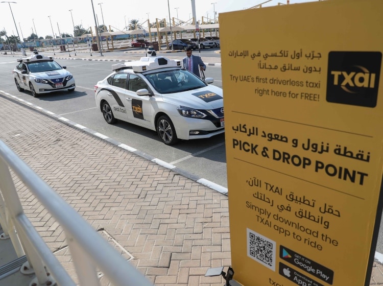 Take a driverless taxi to Yas Island today