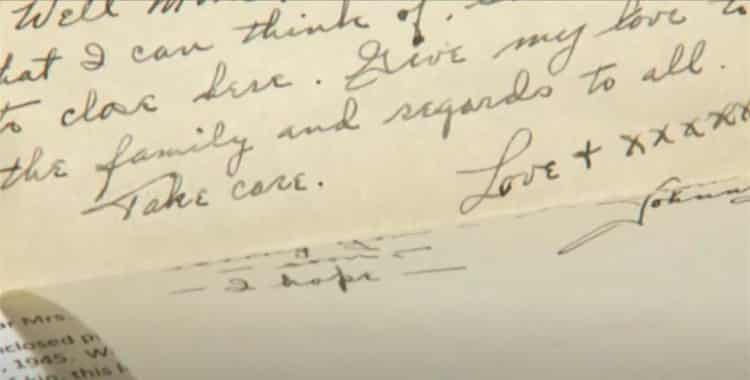 soldier letter delivered World War II