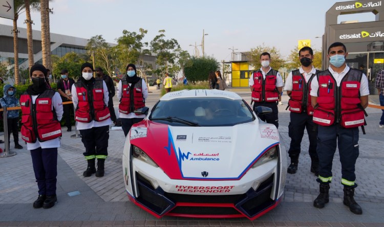 HyperSport Responder — The world’s fastest ambulance exhibited at the Expo 2020 Dubai
