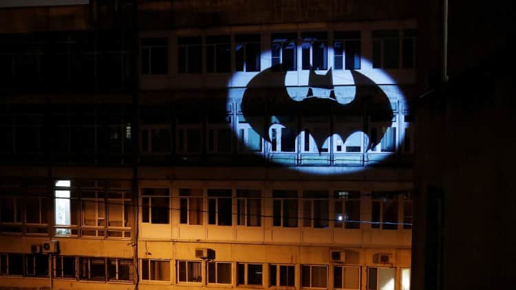 A police department sends out Batman-themed alert accidentally