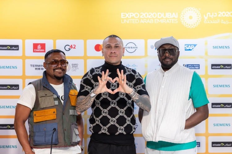 Catch the Black Eyed Peas live at the Expo 2020 Dubai