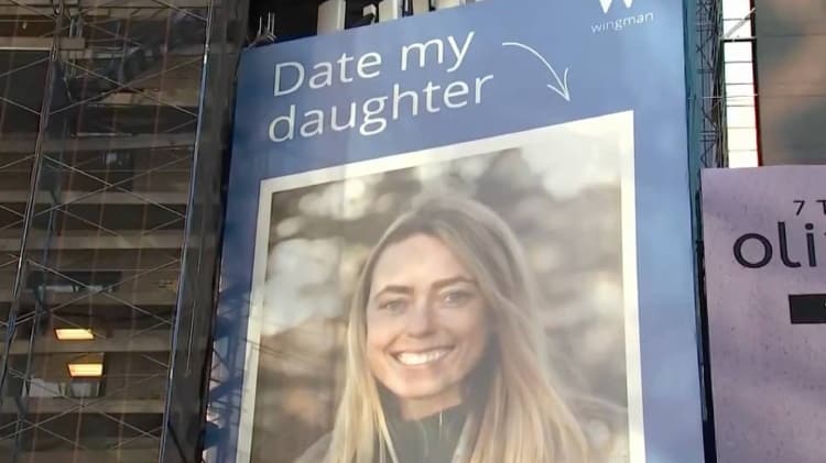 A billboard ad to help her daughter find love