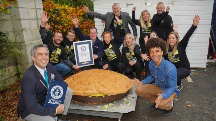 Guinness World Record awarded to the largest-ever vegan burger