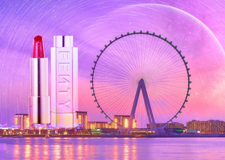 NEWS_GET GLAMMED UP IN THE SKY_TRY ON RIHANNA’S NEW REFILLABLE FENTY BEAUTY LIPSTICK ‘ICON’ AT AIN DUBAI