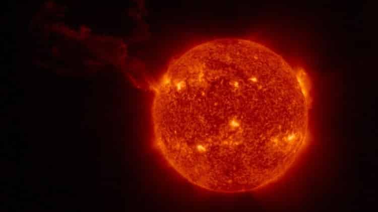 Massive solar eruption caught by spacecraft studying the sun