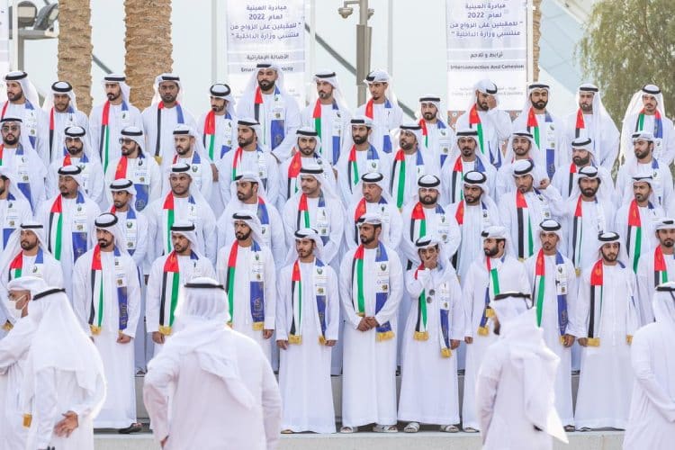 Mass wedding for MOI employees held at Expo 2020 Dubai in the presence of HH Saif Bin Zayed