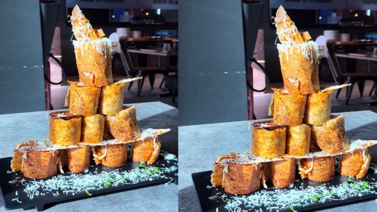Have you tried the tallest Dosa in the shape of Burj Khalifa?