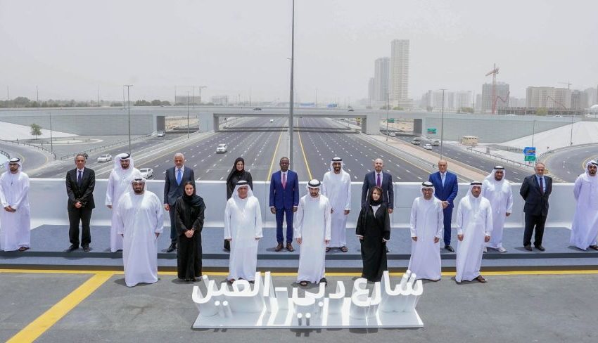 Hamdan bin Mohammed opens Dubai-Al Ain Road Improvement Project