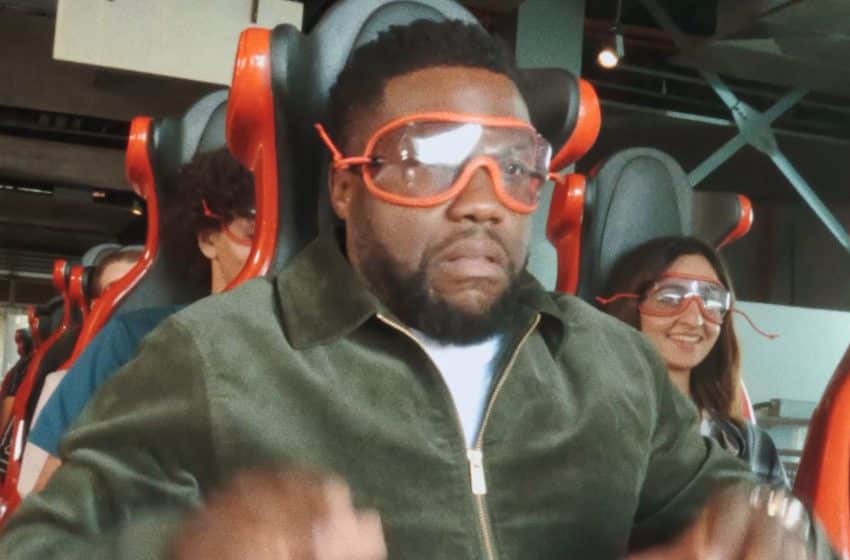 Watch: Kevin Hart cries ‘tears of joy’ on Abu Dhabi roller-coaster