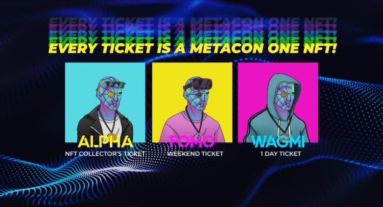 Tickets in NFT format for Metacon in Dubai