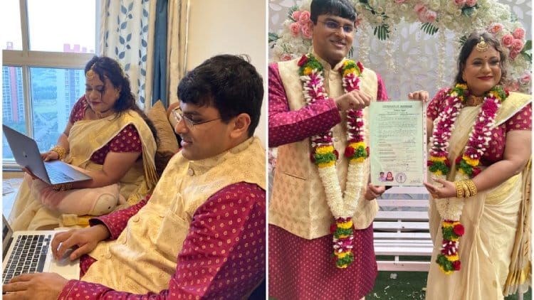 This Indian Couple Exchanged NFT Vows With a Digital Priest on the Blockchain
