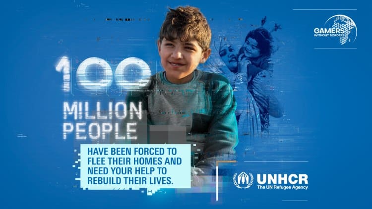 Gamers Without Borders partners with UNHCR in support of refugees and displaced populations worldwide