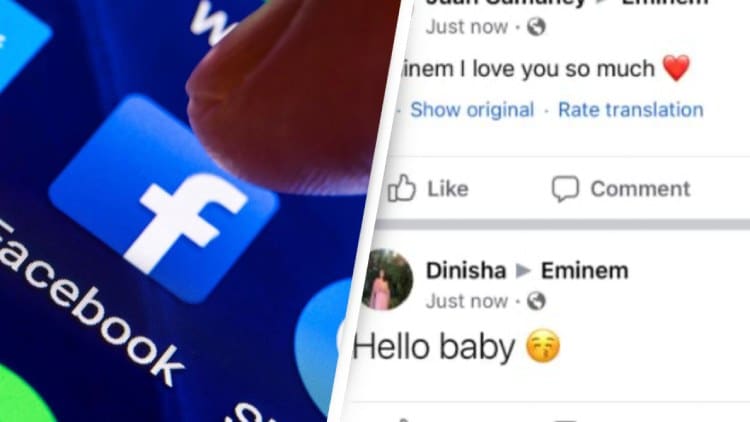 Strange Facebook 'glitch' leaves timelines flooded with bizarre celebrity posts