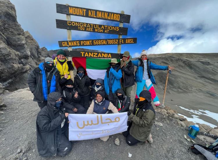 Ten Emirati women reach Mount Kilimanjaro peak, hoist UAE flag