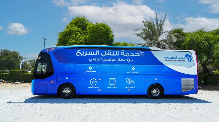 Shuttle bus service launched from Abu Dhabi airport to Dubai