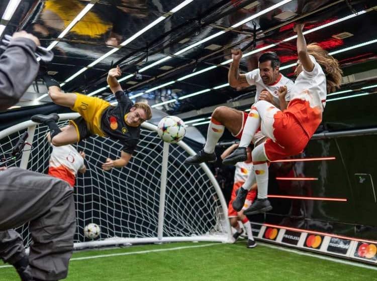 Mastercard sets Guinness World Records with first-ever zero gravity football game
