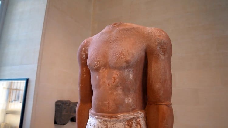 The unveiling of the Ancient Arabian King Statue at the Louvre in Paris (1)