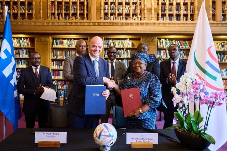 WTO and FIFA use trade and football as catalysts of economic and social development