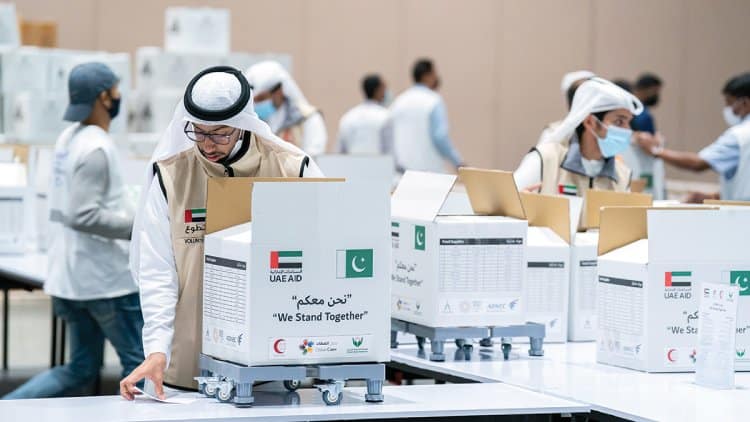 UAE’s We Stand Together collects food and health kits for people in Pakistan