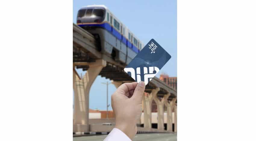 Use your nol card to ride The Palm monorail