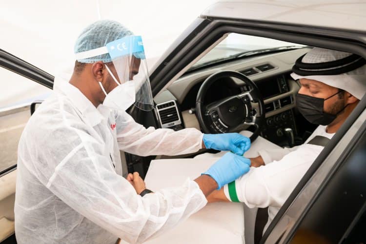 UAE gets first drive-through lab for blood tests